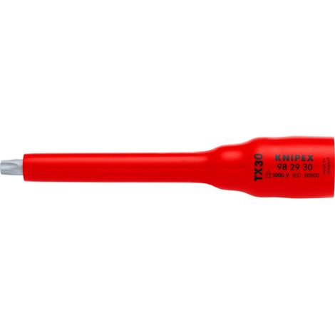 KNIPEX 98 29 30 Chiave a bussola (doppio esagono) per TX30 123 mm