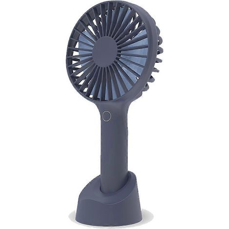 Mini ventilateur portable à main, ventilateur personnel rechargeable sur batterie - Bleu royal (1/5)