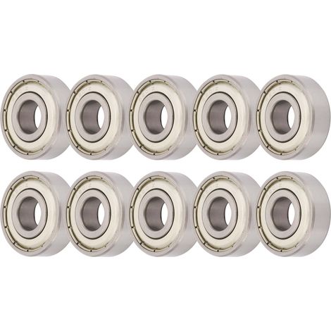 10 Roulements à Billes 6201z en Acier, 12mm, Groove Profond, Lot de 10 Pièces (1/5)