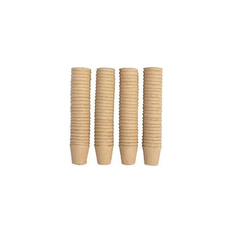 100 Pieces Pot Semis Biodegradable, Godet Semis Biodegradable, Pot pour Semis, 8cm, Rond, Outils de Jardinage à Domicile (1/5)