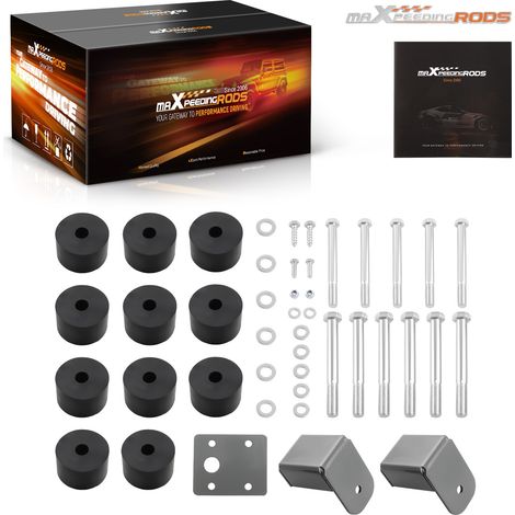 1.25" Body Lift Kit Bracket Set for Jeep Wrangler TJ 4WD 1997-2006 4WD