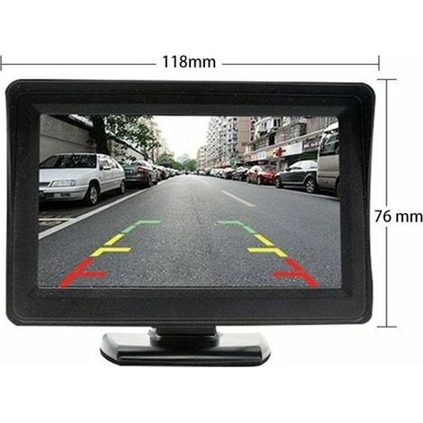 Kabelloses Rückfahrkamerasystem für Pkw / Lkw / Transporter / Pickup / Wohnmobil mit 4,3-Zoll-Monitor und Rückfahrkamerasystem (1/5)