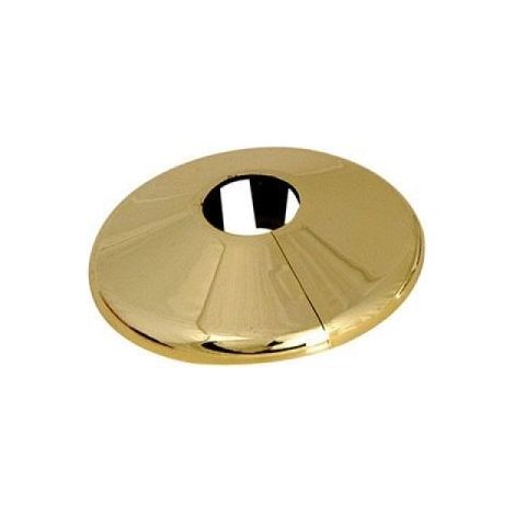 x10 Talon Pack Radiator Pipe Covers Collars 22mm Gold PCG22