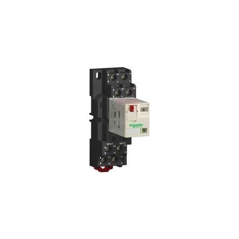 Schneider RPZF2 Harmony Relay RP - base mixta - para relés 2OF - conexión brida-tornillo