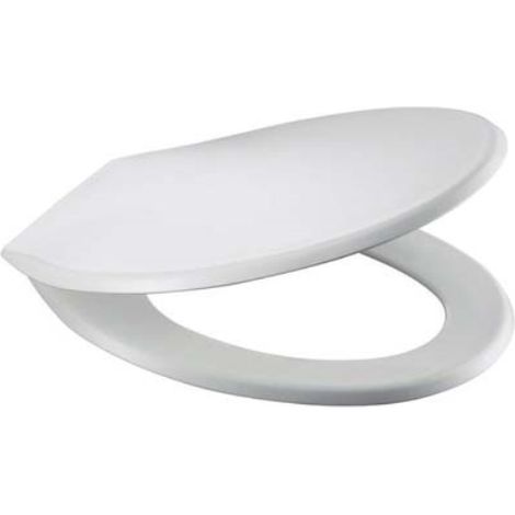 Sedile wc s12 carrara e matta termoplastica bianco cm 37x44 Carrara&matta