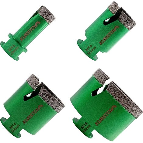 Foret Diamant Carrelage 20/35/50/68mm Trépan Diamant Scie Cloche (1/5)