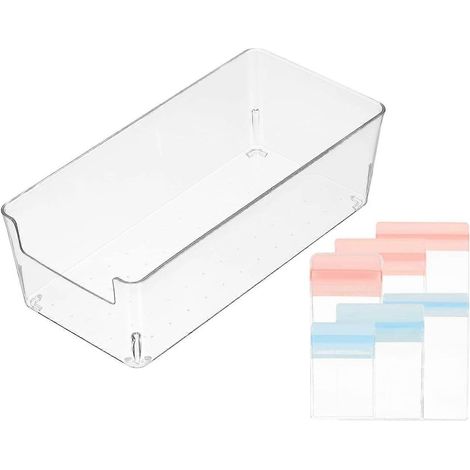 Boîte à bijoux transparente, coffret de rangement avec 60 pochettes anti-ternissement portables, étui de voyage pour boucles d'oreilles, bagues, colliers et bracelets, rose (1/5)