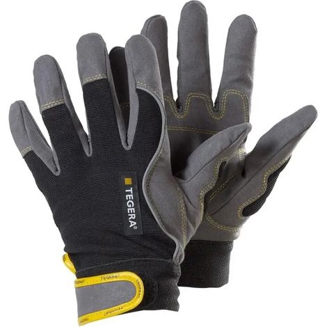 Gants de travail Tegera 9200 cuir synthétique pack 6