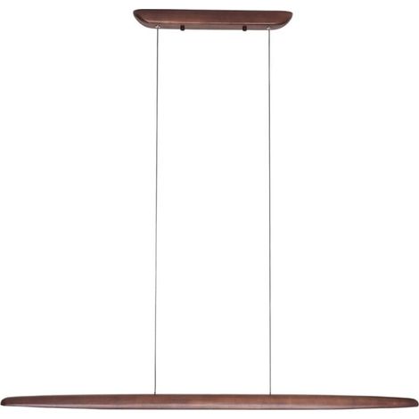 Suspension WOODY bois foncé 130cm LED 25W Maxlight (1/5)
