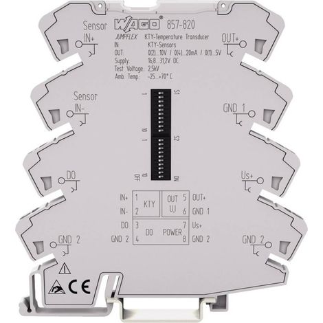 Convertisseur de mesure KTY 857-820 WAGO D20828 (1/2)