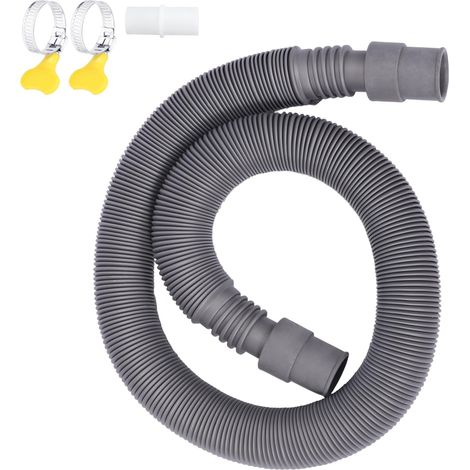 Tuyau D'Alimentation, Tuyau Arrivée Eau Machine à Laver Lave-Vaisselle Universel, 3M Extensible, 2 Raccord 20mm avec 2 Colliers de Serrage, pour Installation Cuisine Buanderie (1/5)