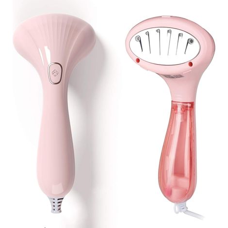 EASYCOMFORT Repassage,Défroisseur Vapeur Vertical- Repasser Portable et léger 900W, 20s Réchauffement Rapide 150ml Réservoir, Multimode Pour la Maison et les Voyages Rose (1/5)