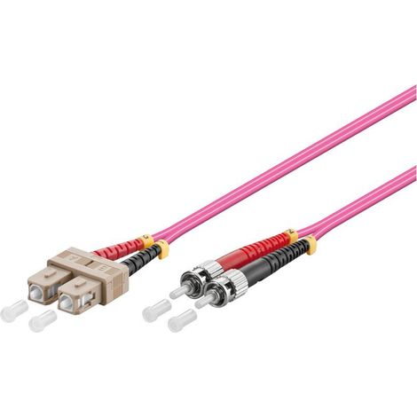 WP WPC-FP4-5STSC-010 InfiniBand/Glasfaserkabel 1 m ST SC Violett