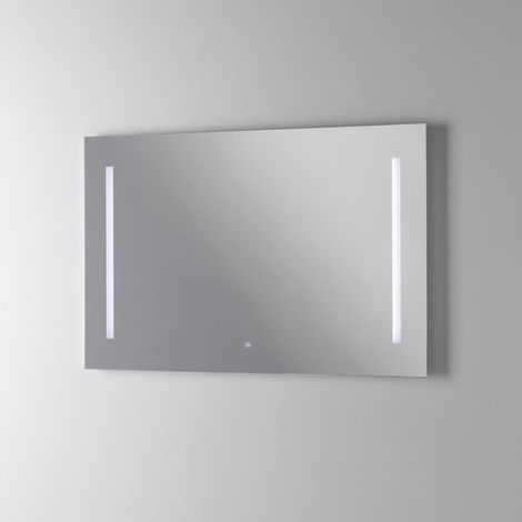 Spiegel mit LED-Beleuchtung und Touch-Sensor, umkehrbar, Lens