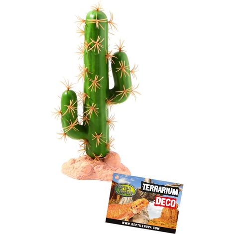 Reptile Nova Terrario Artificiale Pianta Cactus 22 cm (1/2)