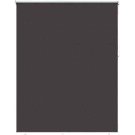 Outdoor Roller Blind UV Protection Anthracite Polyester vidaXL