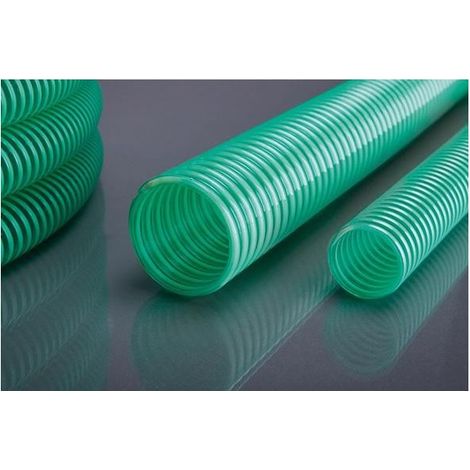 Pvc Apdatec 10 Tubo Di Aspirazione Verde/Trasparente E Ad Alta Pressione. 25X2.5Mm 25M