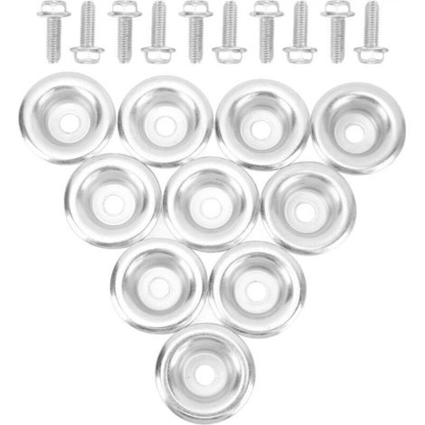Lot de 20 boulons et rondelles pour plaque de protection UTV 7556065, remplacement robuste en métal pour Polaris RZR 570 800 900 (1/4)