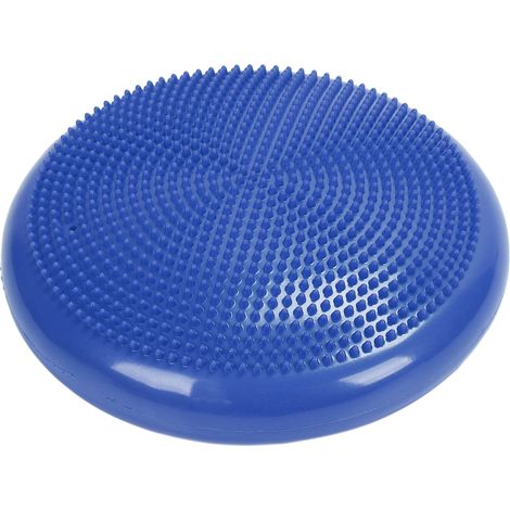 Tapis de massage professionnel à disque d'équilibre, balle de yoga, coussin de massage, balle d'entraînement et de fitness (bleu) (1/5)