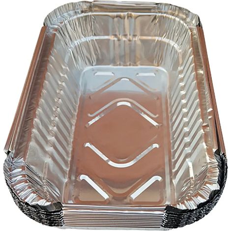 Paquets de plateaux rcuprateurs de graisse en aluminium pour barbecue (1/5)