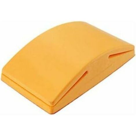 Bloc de ponçage en caoutchouc de 12,7 cm avec support de papier abrasif (1/2)