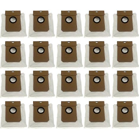 Packung mit 20 Ersatzstaubbeuteln für VIOMI Alpha 3 Pro / Haier 11 Saugroboter (Vlies-Müllbeutel). (1/5)