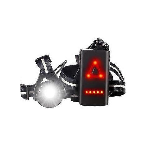 Brustlampe zum Laufen, wiederaufladbare LED-Brustlampe mit USB-Anschluss, 500 Lumen