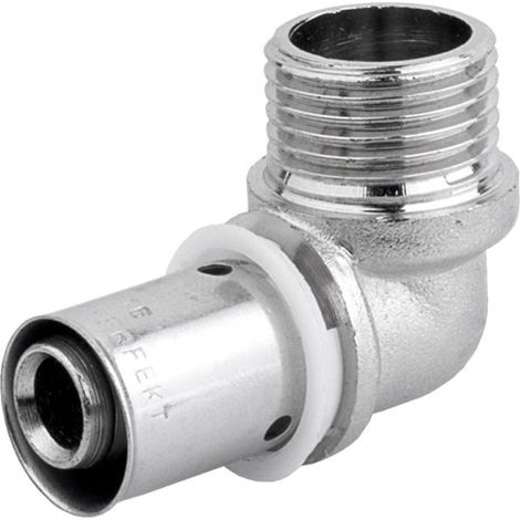 Raccord perfexim 734 bague inox double joint étanchéité (1/2)