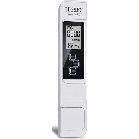 Testeur numérique de qualité de l'eau TDS-EC Meter, plage de mesure 0-9999, pureté de l'eau, température T (1/5)