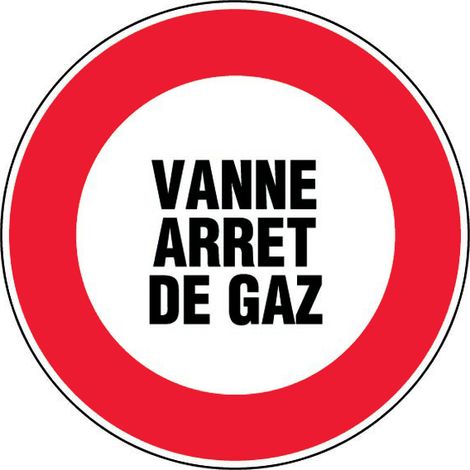Panneau Vanne d'arret de gaz - Rigide Ø80mm - 4020723