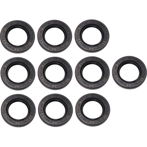 Joint de vilebrequin 10 pièces en caoutchouc noir, pièces de roulement pour moteur diesel 168F, génératrice 2KW (1/5)