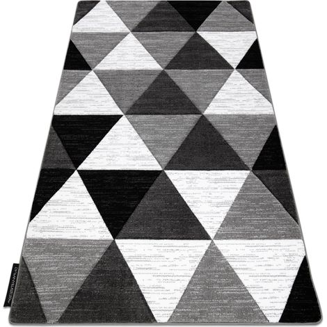 Teppich ALTER Rino Dreiecke grau grey 80x150 cm