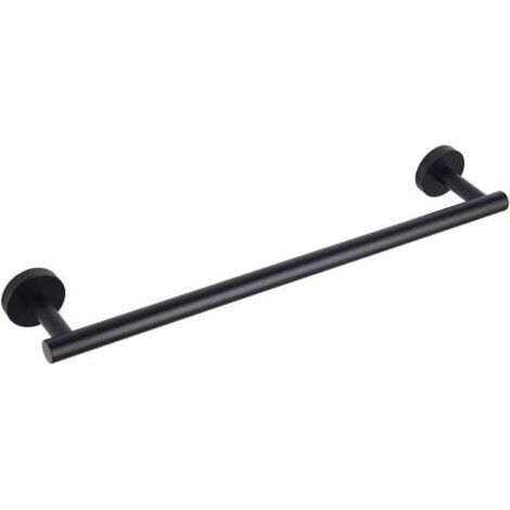 Lntyq Noir 16\\" Porte-Serviettes Nickel brossé Montage Mural 304 Acier Inoxydable Salle de Bain 40cm Porte-Serviettes (1/5)