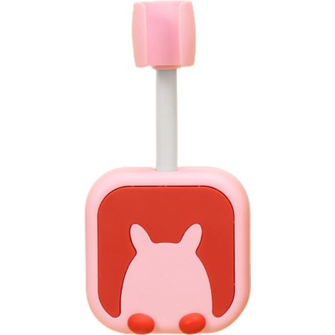 Support mural auto-adhésif pour bras de douche, douchette pour enfant avec pommeau de douche, rotation à 360°, accessoire de salle de bain sans perçage (1/5)