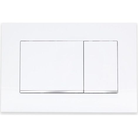 Geberit Delta30 plaque de déclenchement double touche, blanc alpin (115.137.11.1) (1/2)
