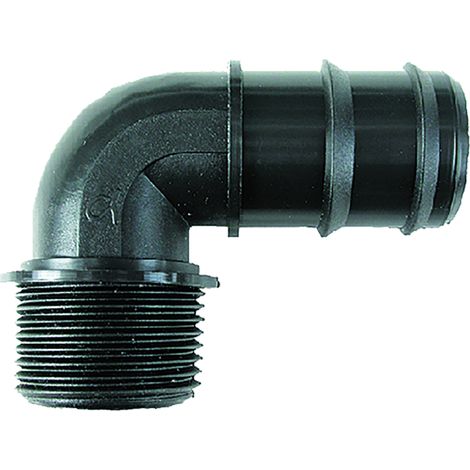 RACCORDO A 90  ° CON FILETTO MASCHIO M 16 x 1/2 - pz 6  - Blister Koncreto