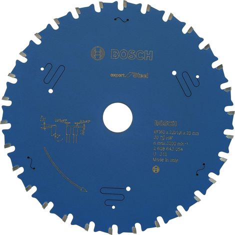 Bosch Expert for Steel Lama per seghe circolari 160x20 mm per acciaio
