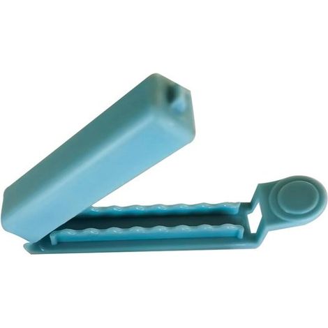 Beutel mit 12 kleinen Plastiktütenclips