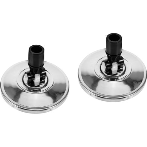 POPETPOP Lot de 2 têtes balai rotatives avec base en acier (1/5)