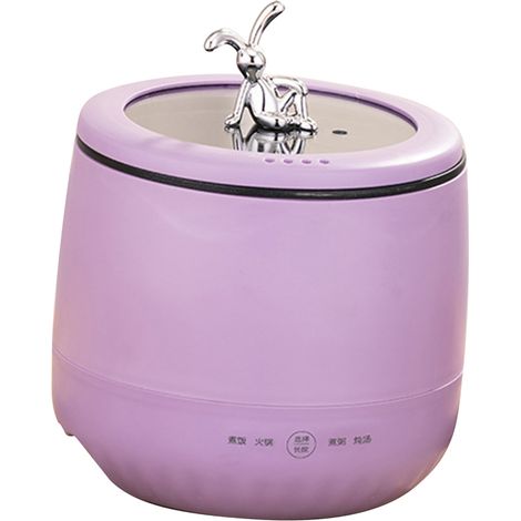 Cuiseur de riz électrique intelligent 1,8L antiadhésif, pour grains, soupes, porridges et ragoûts, prise UE 220V, violet (1/5)