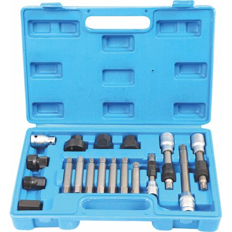 STILKER - Outil de démontage poulies d'alternateurs débrayables - coffret de 18 pcs - 71703