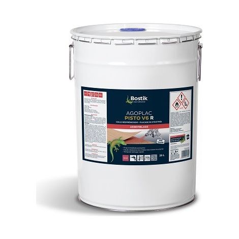 Cola de neopreno para pólvora BOSTIK - Agoplac Pisto V6 - Bidón neutro 25L - 30604475