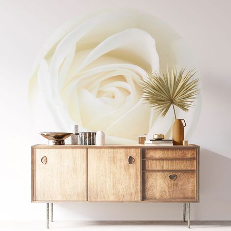 Sticker mural rond / cercle - Rose - Diamètre 30 cm - Adhésif MAT (1/3)