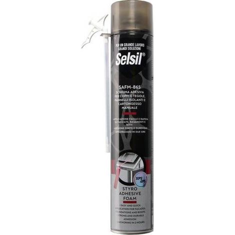 12 x SELSIL SCHIUMA POLIURET COPPI E TEGOLE MAN 750 ML