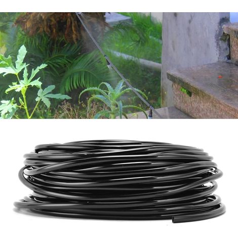 Tuyau d'irrigation goutte à goutte 50 mètres flexible pour jardin, pelouse et agriculture