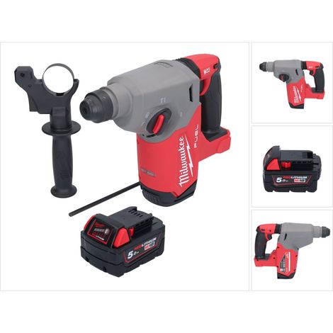 Trapano a percussione a batteria Milwaukee M18 FH-501 18 V 2,5 J SDS plus Brushless + 1x batteria ricaricabile 5,0 Ah - senza caricabatterie
