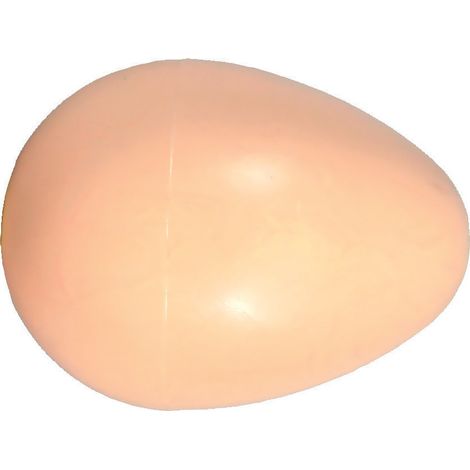 Zolux – Œuf de poule en plastique 4.4 cm – Accessoire poulailler pour volaille – Stimule la couvaison et la ponte – Couleur beige