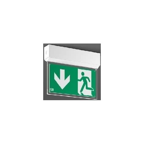 Rzb Lámpara de seguridad LED blanca 30x24 cm