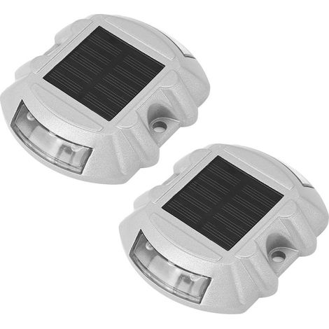 Lumières solaires de goujon de route, lumières lumineuses durables durables d'économie d'énergie de 6 LED pour la pelouse de jardin de voie de plate-forme (1/5)