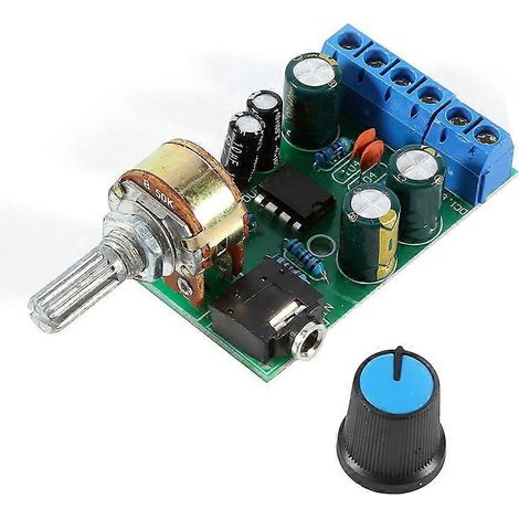 Module amplificateur audio stéréo 2 canaux TDA2822M 1,8-12 V CC avec entrée auxiliaire 3,5 mm
